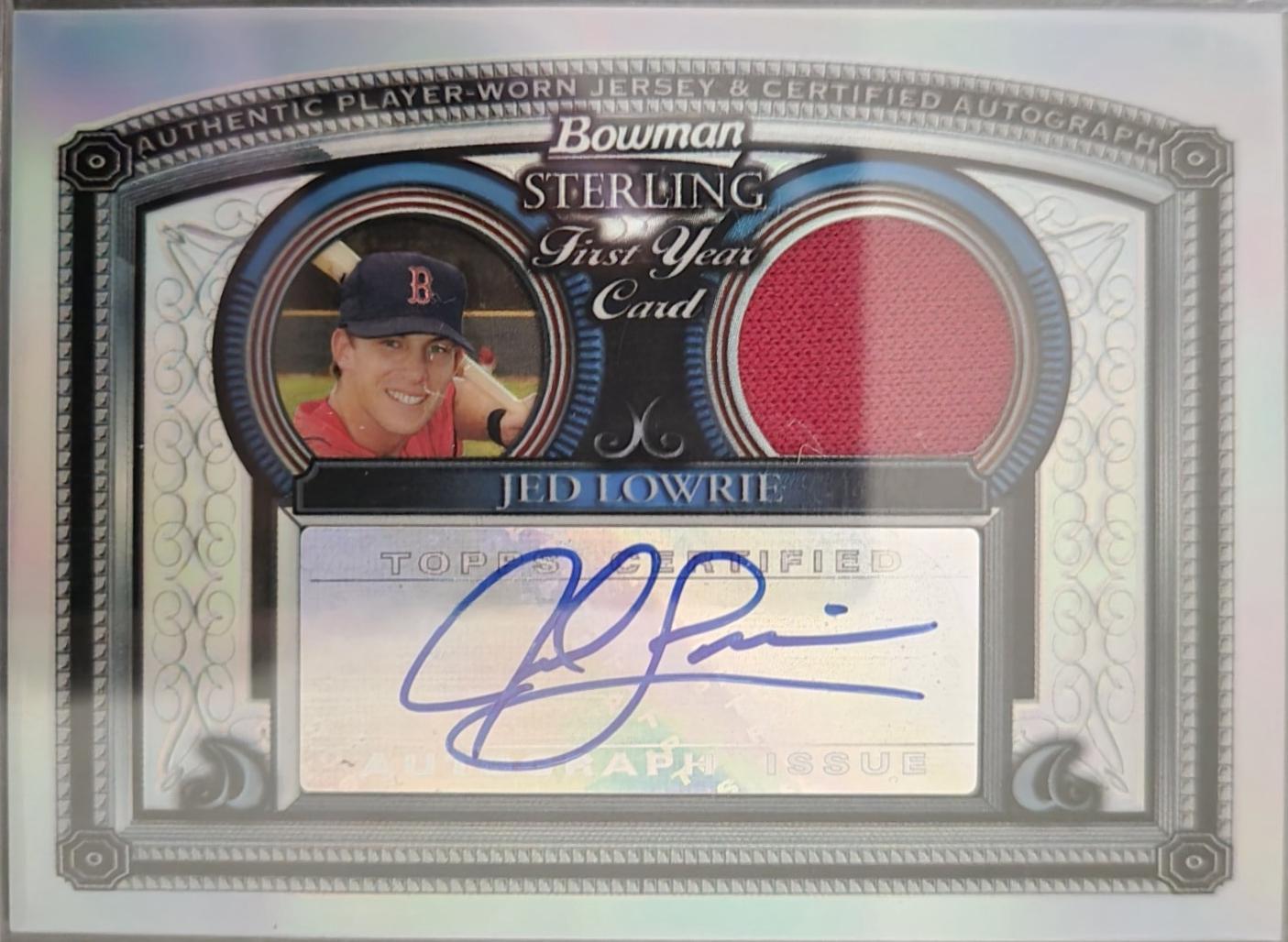 Jed Lowrie [Autograph Relic Refractor] #BS-JL