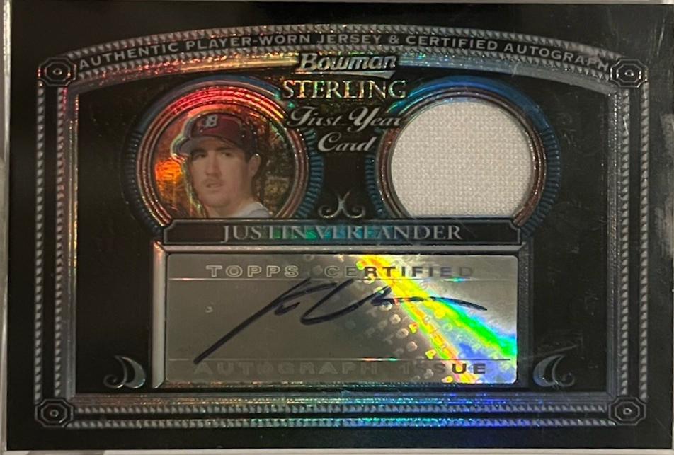 Justin Verlander [Autograph Relic Black Refractor] #BS-JV