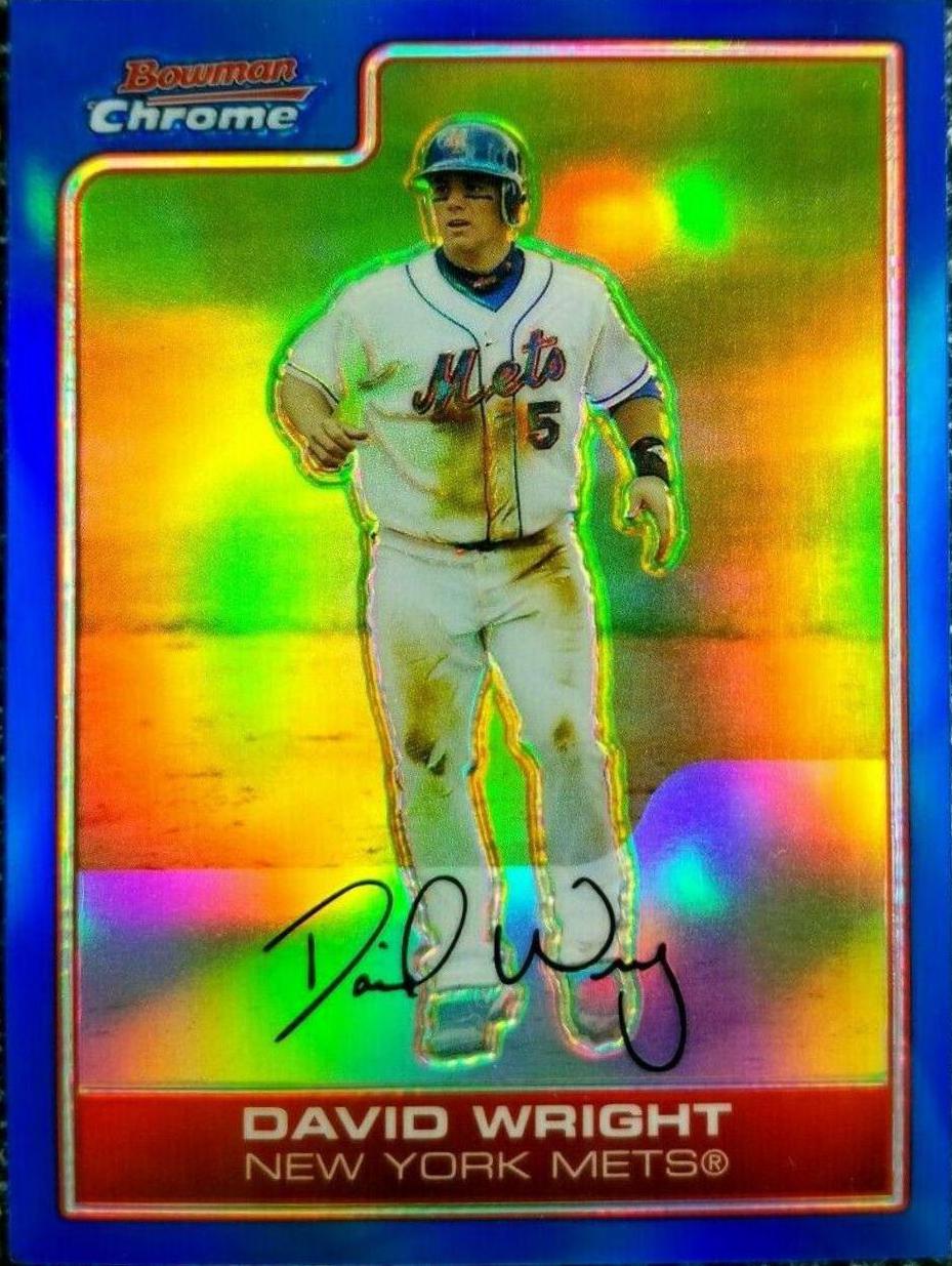 David Wright [Blue Refractor] #70