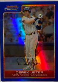 Derek Jeter [Blue Refractor] #65