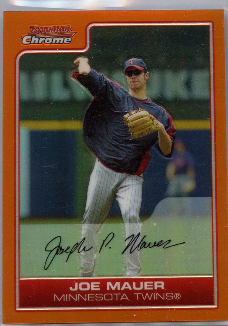 Joe Mauer [Orange Refractor] #164