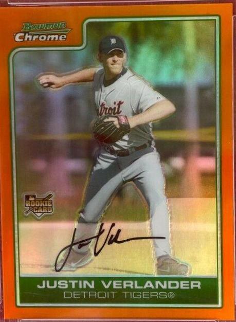 Justin Verlander [Orange Refractor] #217