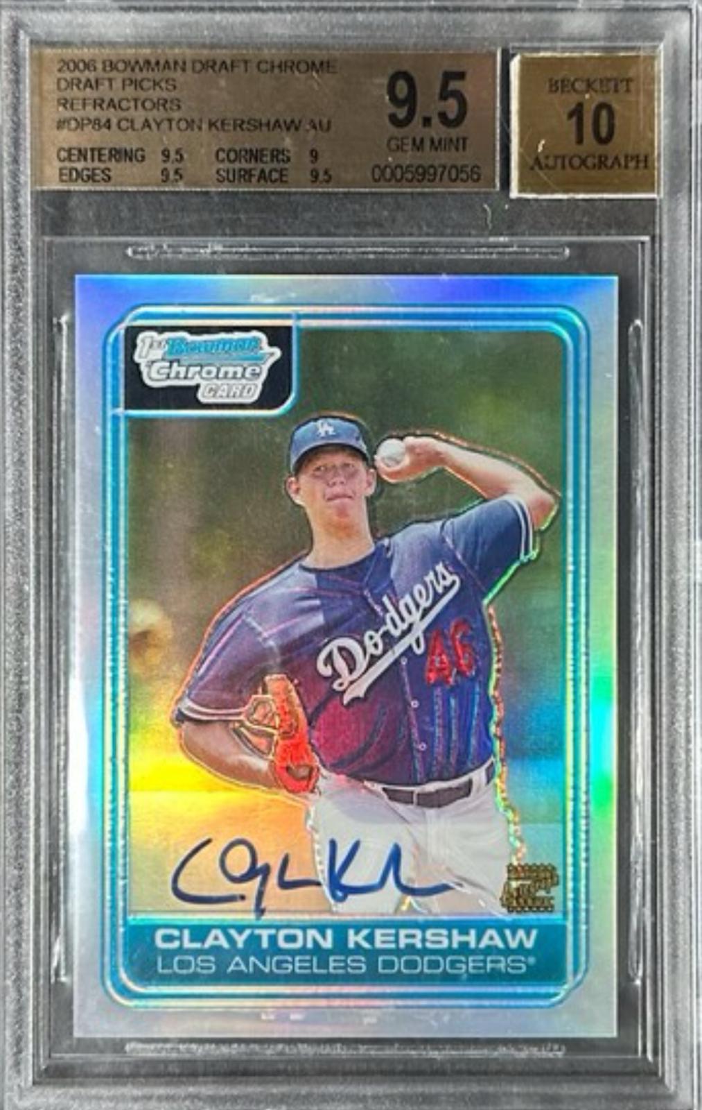 Clayton Kershaw [Refractor Autograph] #DP84