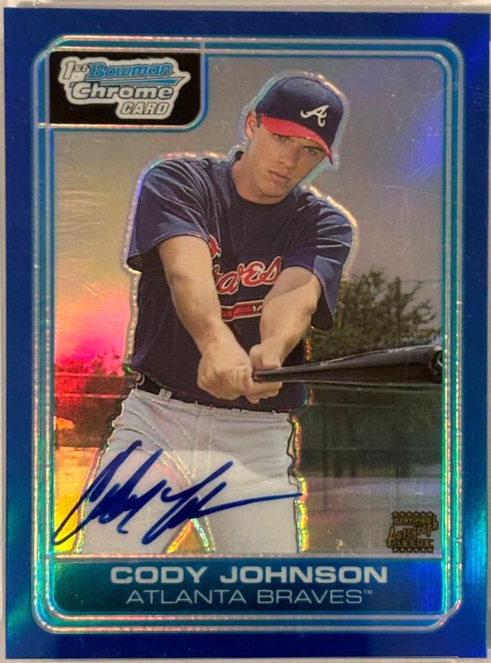 Cody Johnson [Blue Refractor Autograph] #DP67