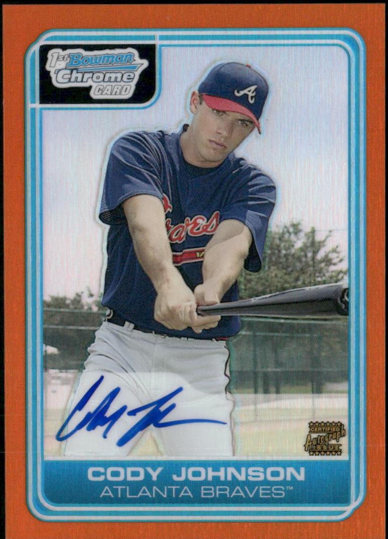 Cody Johnson [Orange Refractor Autograph] #DP67