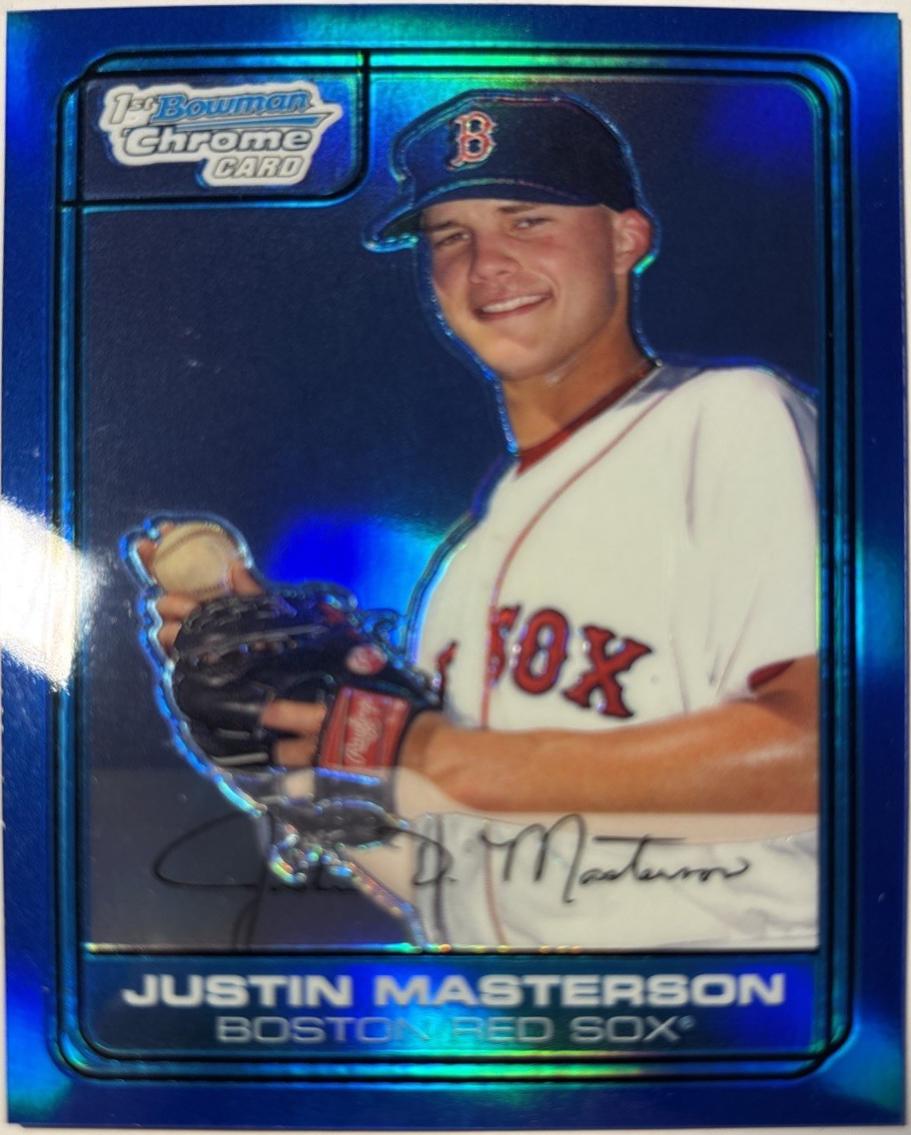 Justin Masterson [Blue Refractor] #DP12