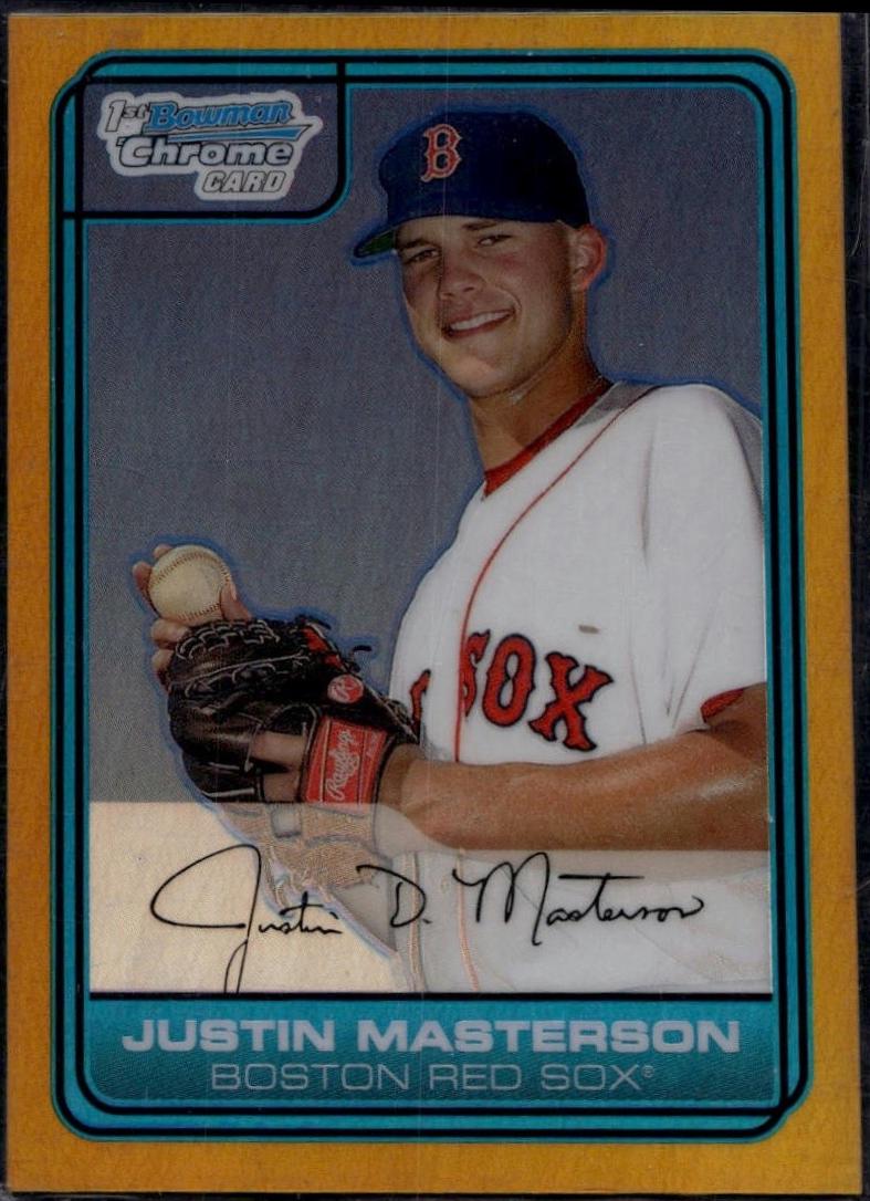 Justin Masterson [Gold Refractor] #DP12