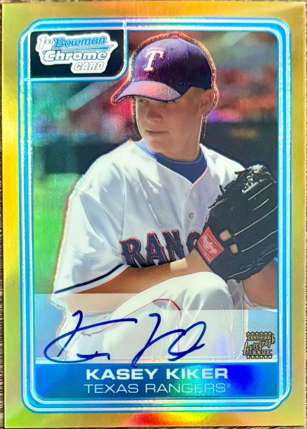 Kasey Kiker [Gold Refractor Autograph] #DP69