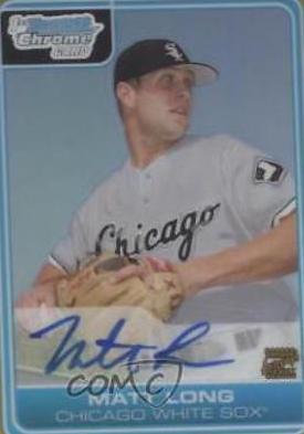 Matt Long [Gold Refractor Autograph] #DP83