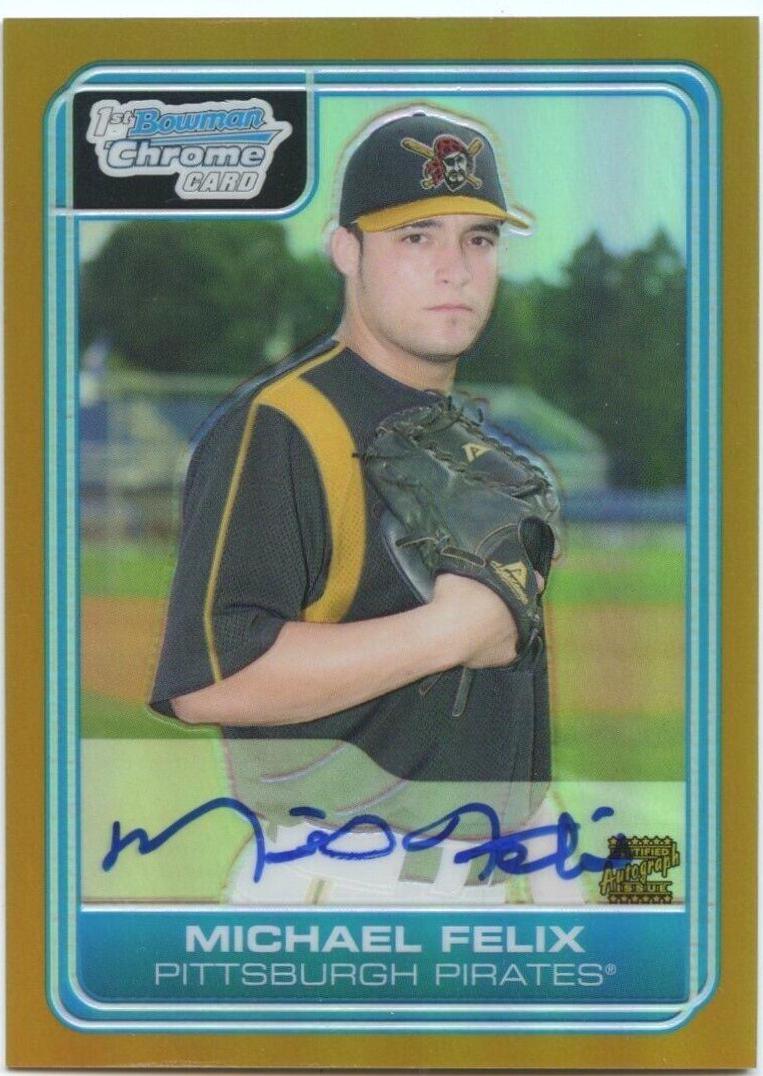 Michael Felix [Gold Refractor Autograph] #DP89