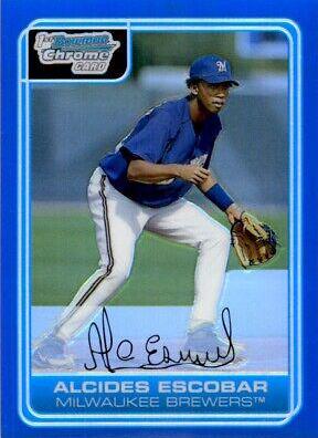 Alcides Escobar [Blue Refractor] #BC207
