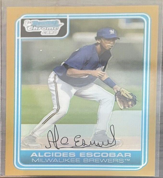 Alcides Escobar [Gold Refractor] #BC207