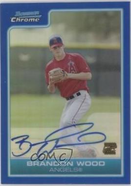 Brandon Wood [Blue Refractor Autograph] #BC231