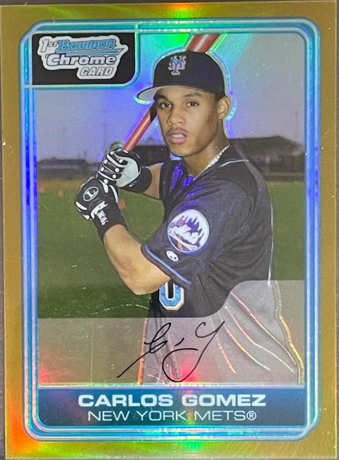 Carlos Gomez [Gold Refractor] #BC134