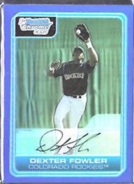 Dexter Fowler [Blue Refractor] #BC182