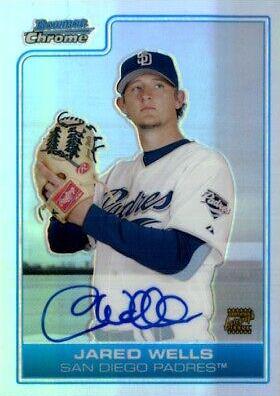 Jared Wells [Gold Refractor Autograph] #BC230