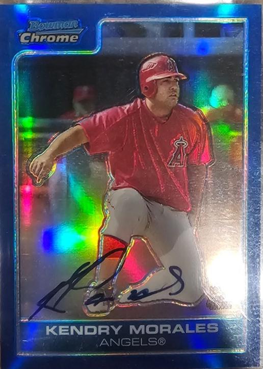 Kendry Morales [Blue Refractor Autograph] #BC240