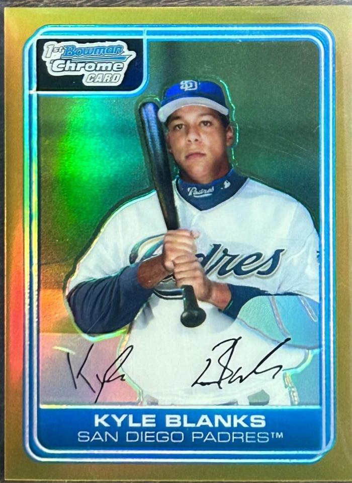 Kyle Blanks [Gold Refractor] #BC115