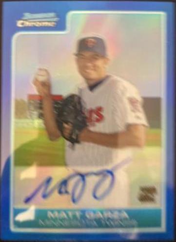 Matt Garza [Blue Refractor Autograph] #BC235