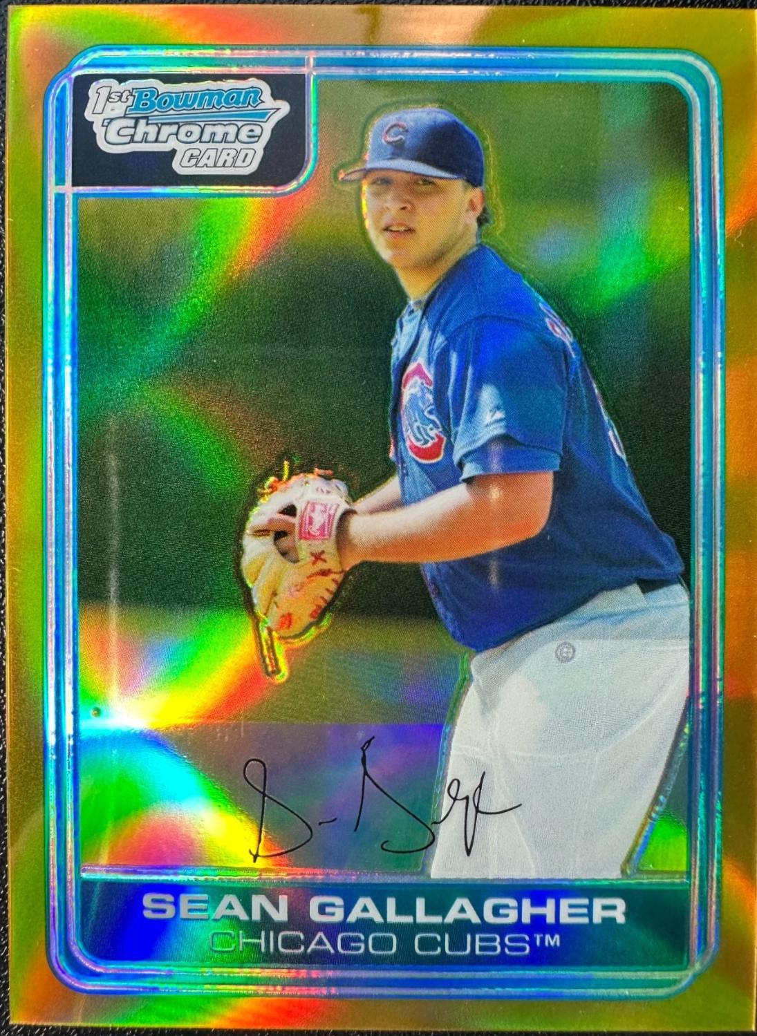 Sean Gallagher [Gold Refractor] #BC117