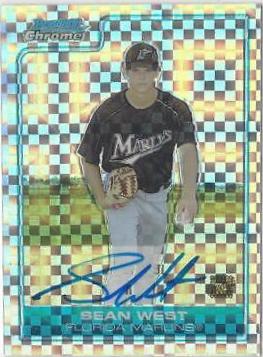 Sean West [Xfractor Autograph] #BC224