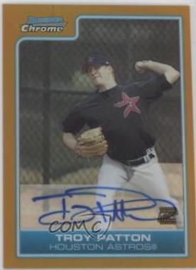 Troy Patton [Gold Refractor Autograph] #BC228