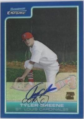 Tyler Greene [Blue Refractor Autograph] #BC225