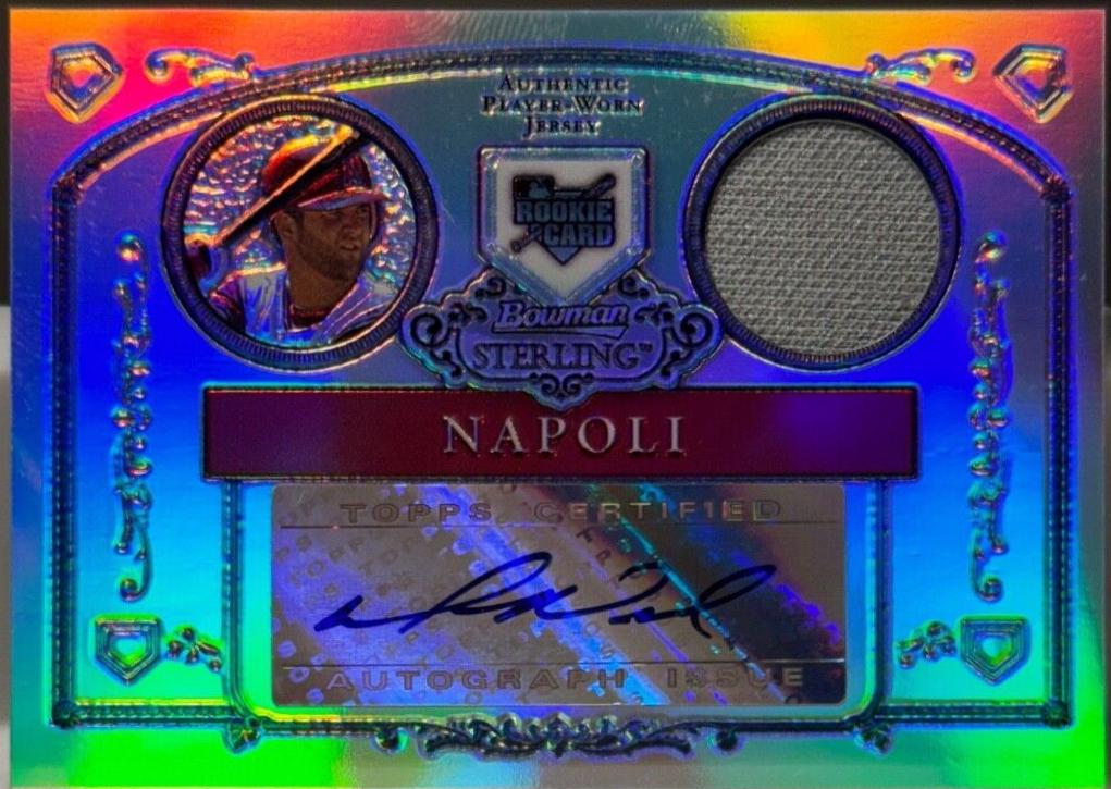 Mike Napoli [Autograph Relic Refractor] #BS-MN