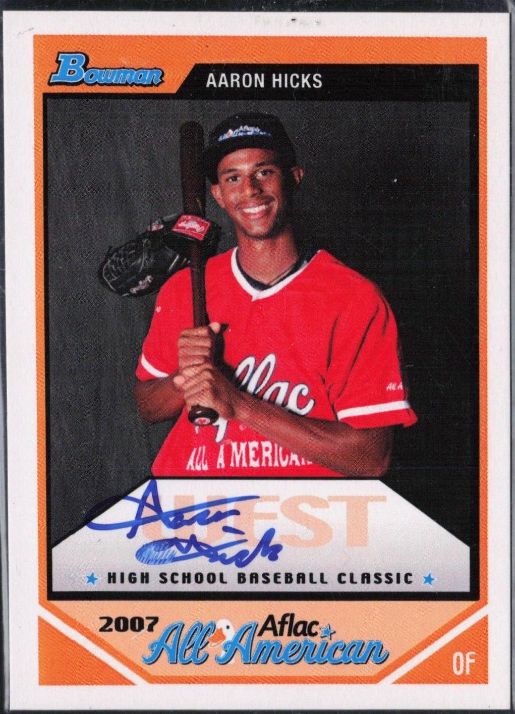 Aaron Hicks [Autograph] #AH