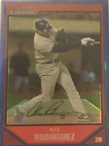 Alex Rodriguez [Blue Refractor] #166
