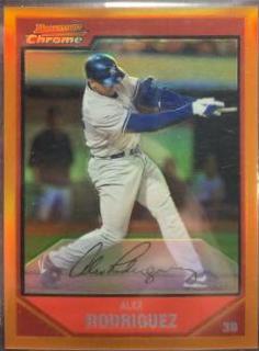 Alex Rodriguez [Orange Refractor] #166