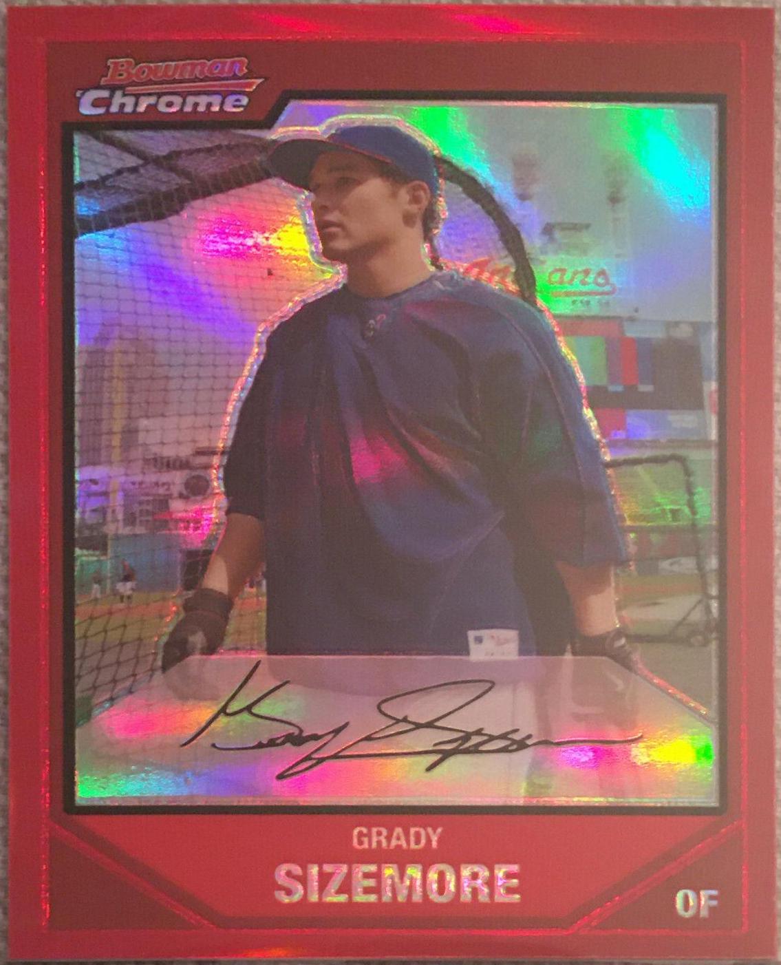 Grady Sizemore [Red Refractor] #107