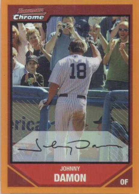 Johnny Damon [Orange Refractor] #180