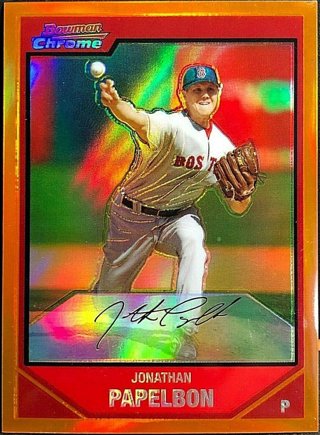 Jonathan Papelbon [Orange Refractor] #6