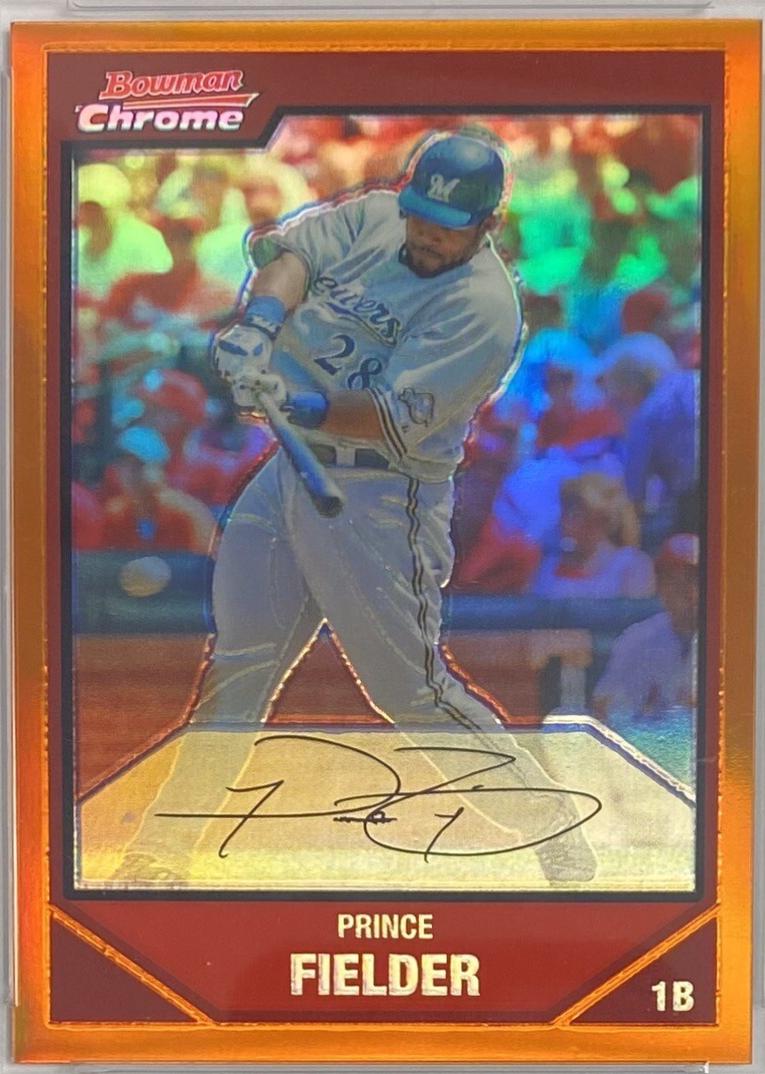 Prince Fielder [Orange Refractor] #9
