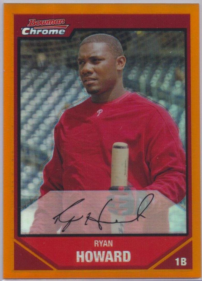 Ryan Howard [Orange Refractor] #50