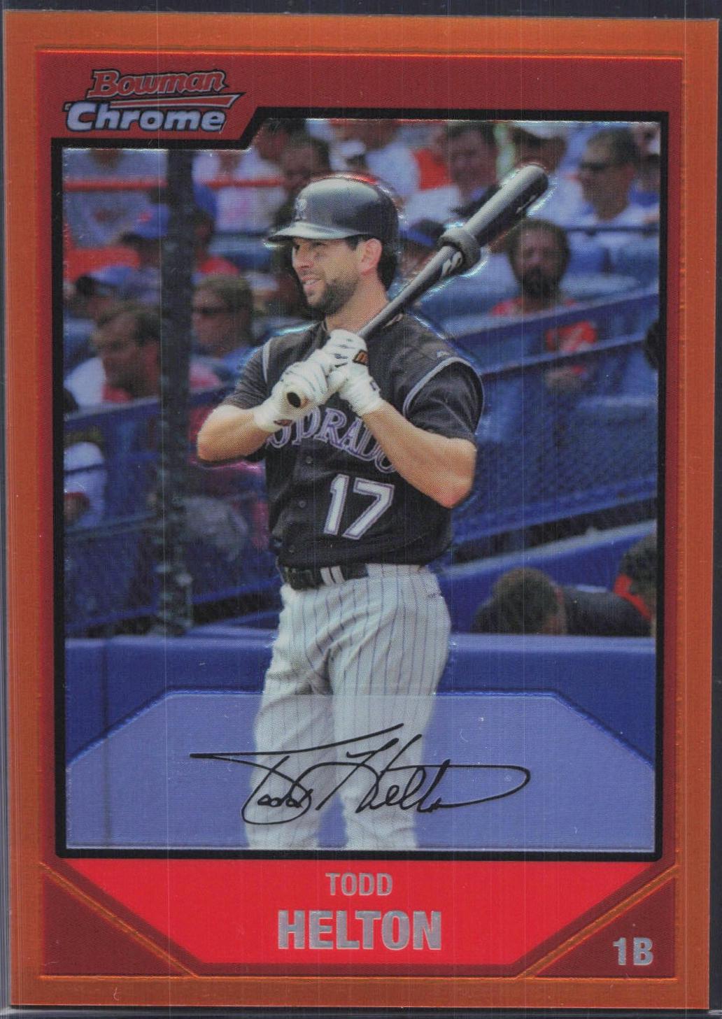 Todd Helton [Orange Refractor] #96