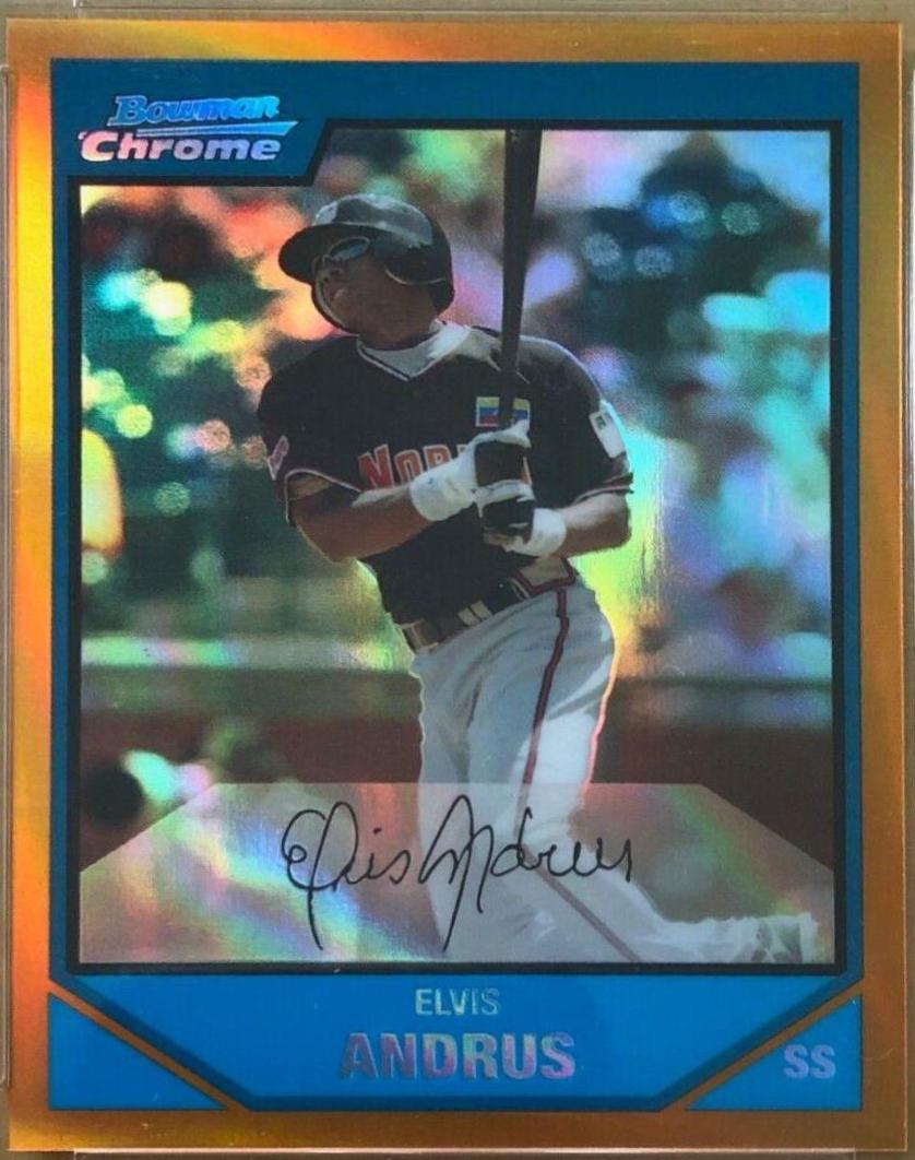 Elvis Andrus [Orange Refractor] #BDPP86