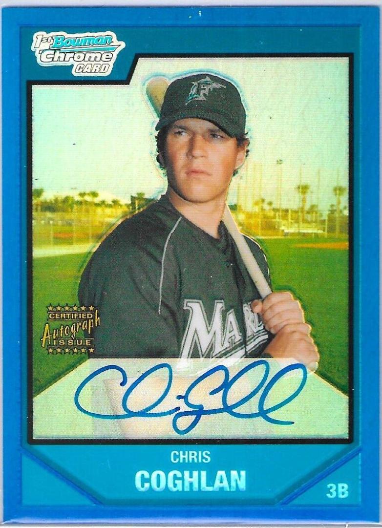 Chris Coghlan [Blue Refractor Autograph] #BC233