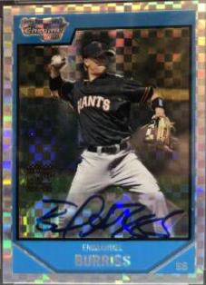 Emmanuel Burriss [Xfractor Autograph] #BC243