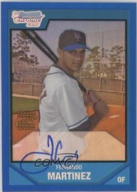 Fernando Martinez [Blue Refractor Autograph] #BC221
