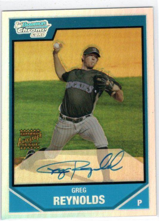 Greg Reynolds [Refractor Autograph] #BC240