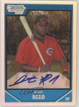 Justin Reed [Refractor Autograph] #BC229