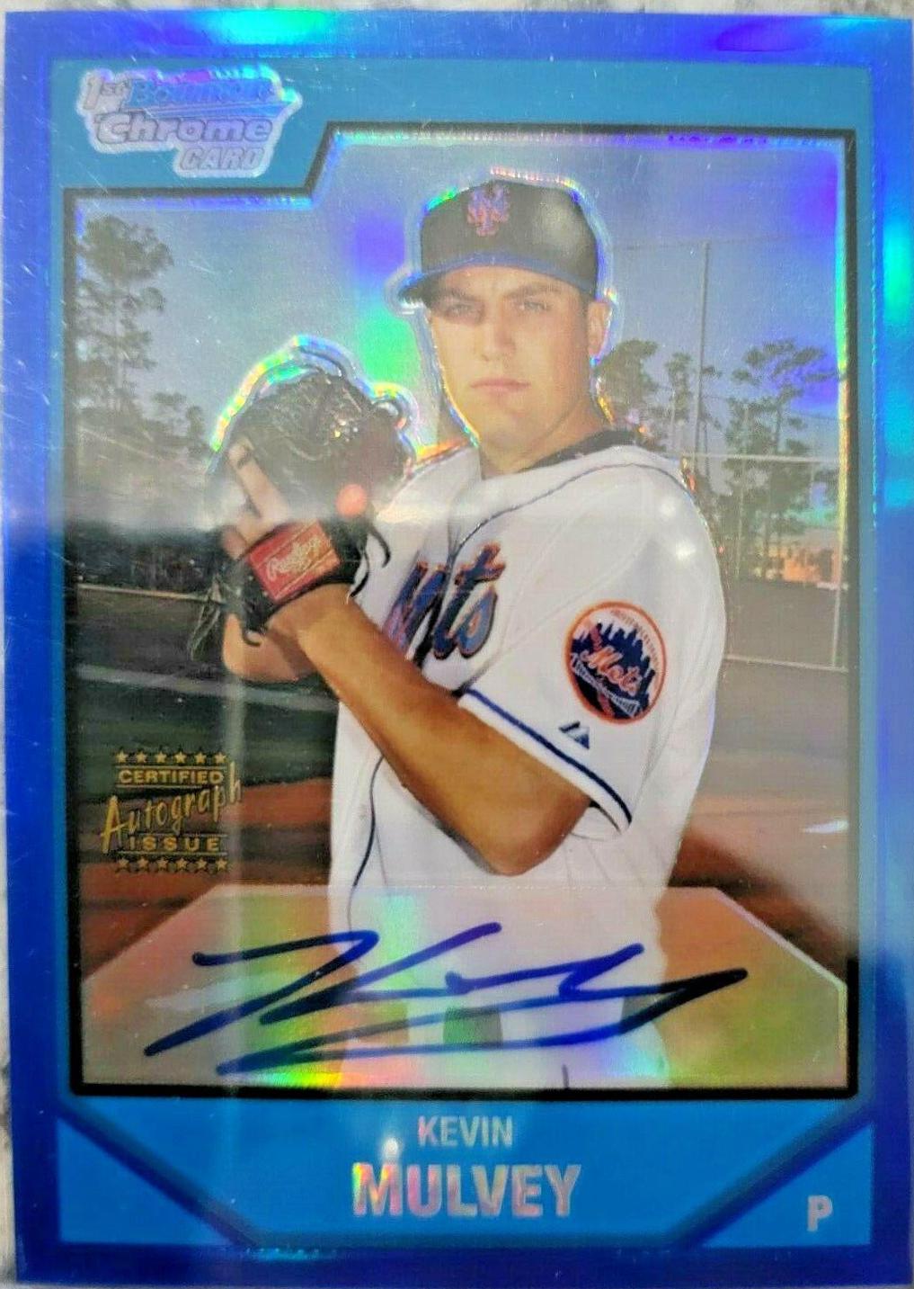 Kevin Mulvey [Blue Refractor Autograph] #BC232