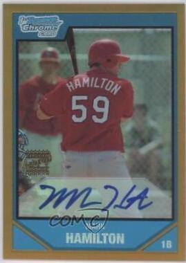 Mark Hamilton [Gold Refractor Autograph] #BC252