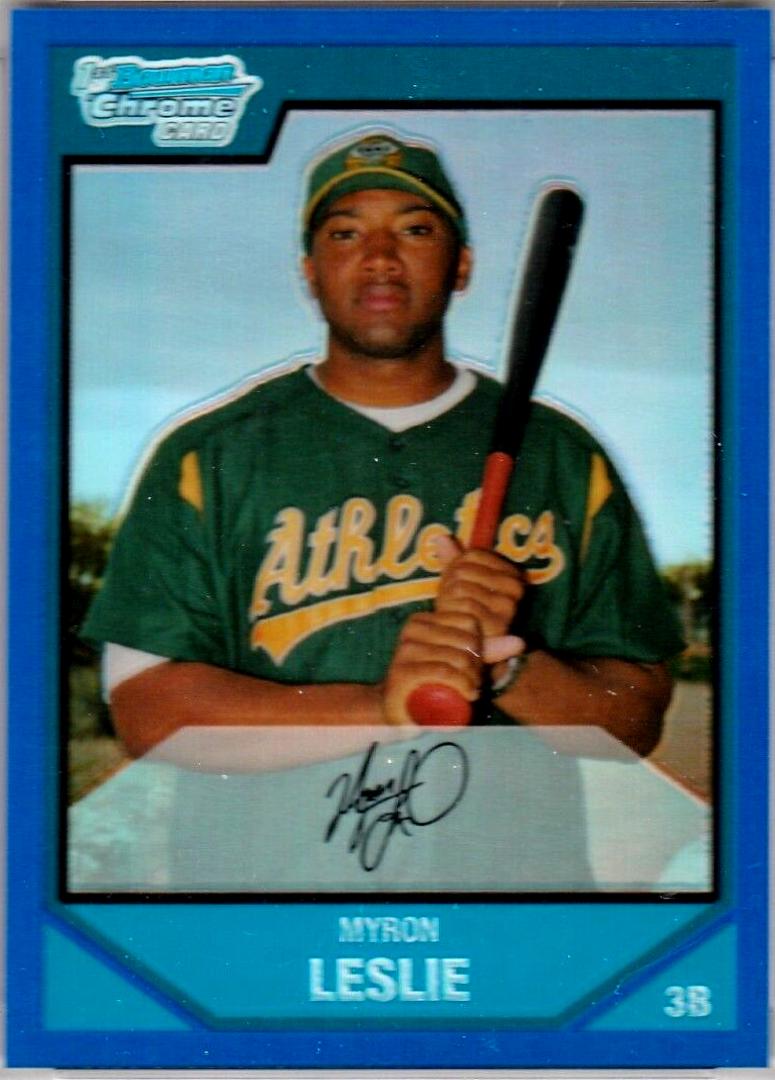Myron Leslie [Blue Refractor] #BC64