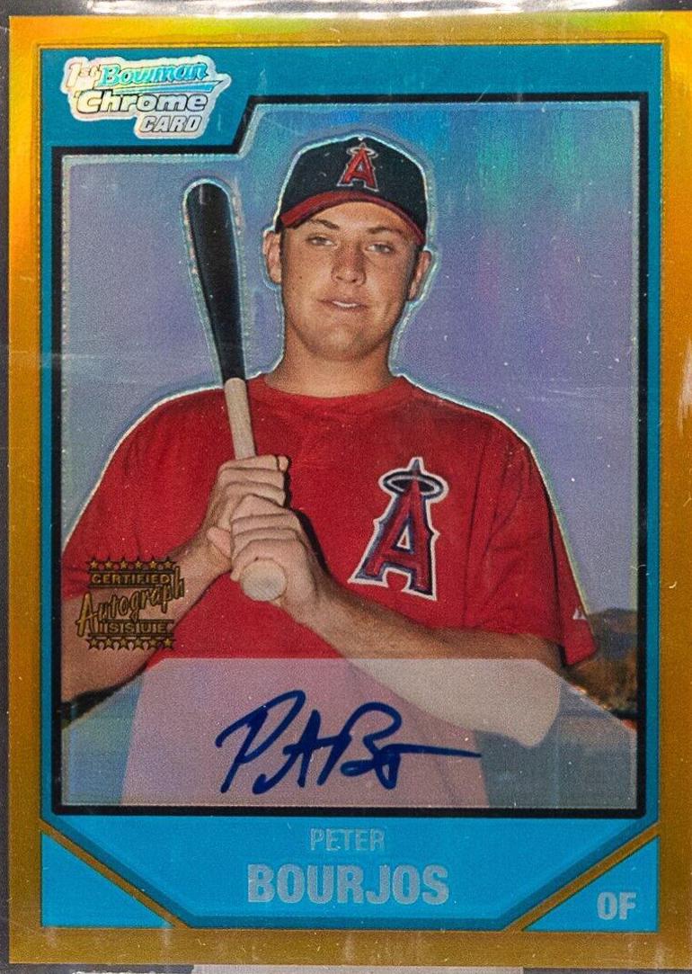 Peter Bourjos [Gold Refractor Autograph] #BC235