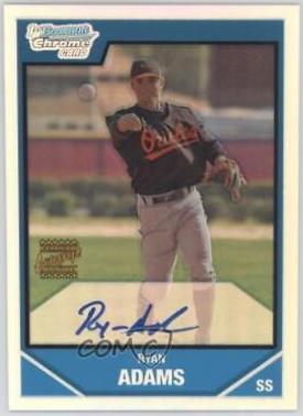 Ryan Adams [Orange Refractor Autograph] #BC223