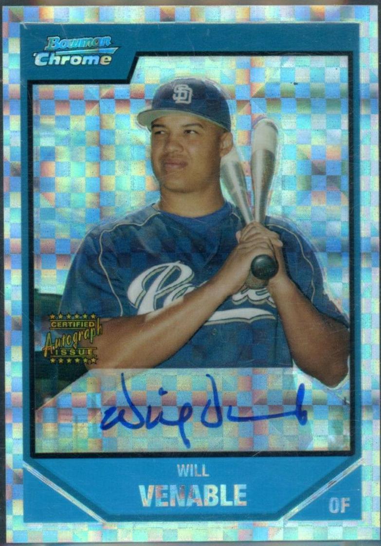 Will Venable [Xfractor Autograph] #BC250