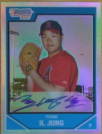 Young IL Jung [Orange Refractor Autograph] #BC246